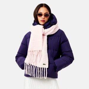 Lacoste Purple Puffer Jacket